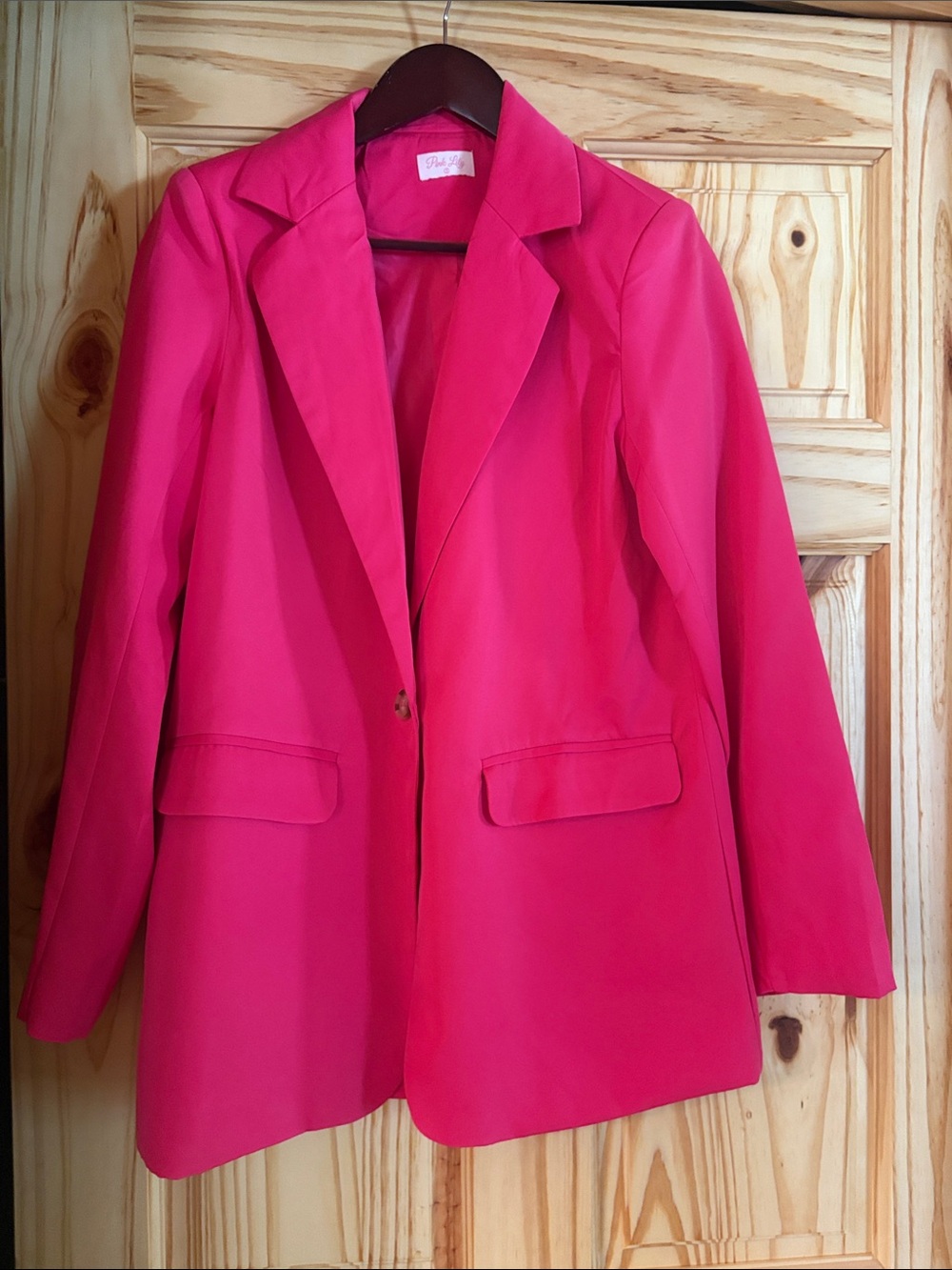 Pink Lily Hot Pink Blazer Jacket